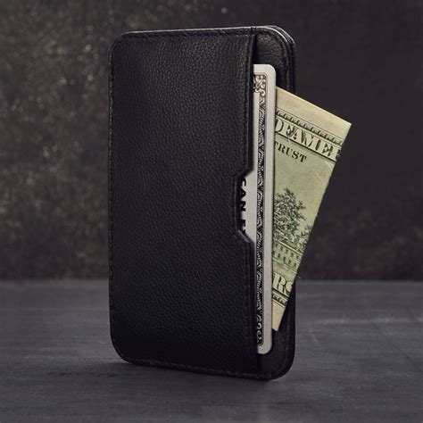 vaultskin chelsea ultra-slim leather card-protecting rfid wallet size|chelsea minimalist wallet.